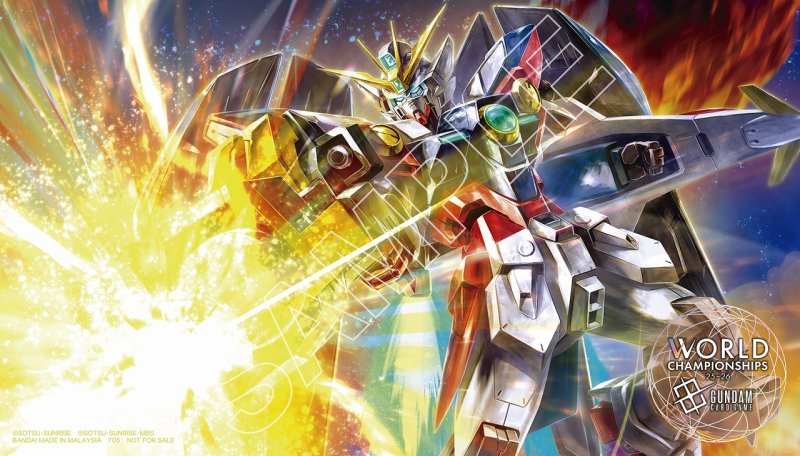 画像1: 特製プレイマット　【ウイングガンダムゼロ】 (1)