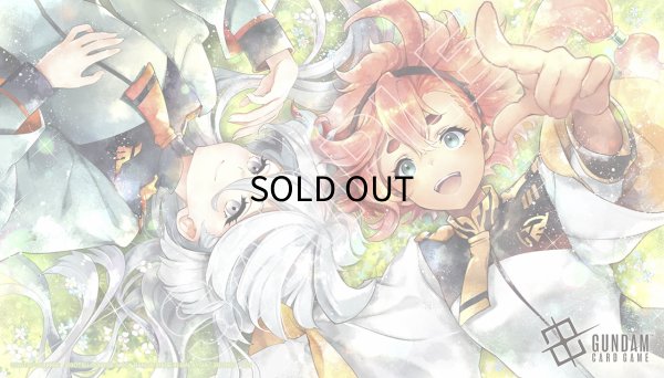 ガンダムカードゲーム 公式プレイマット スレッタ＆ミオリネ カード