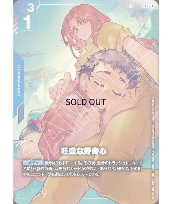 画像1: 〔特価品〕旺盛な好奇心/R+【青】《COMMAND》 (1)