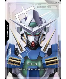 リソース【刹那＆ガンダムエクシア】/P【-】《RESOURCE》 RP-022 販売