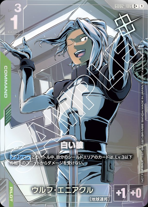 画像1: 〔特価品・状態難〕白い狼※パイロットスーツ銀箔/C+【緑】《COMMAND》 (1)