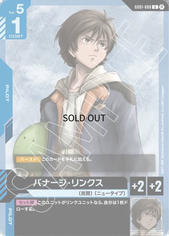 画像1: 〔特価品〕バナージ・リンクス/U/β【青】《PILOT》 (1)